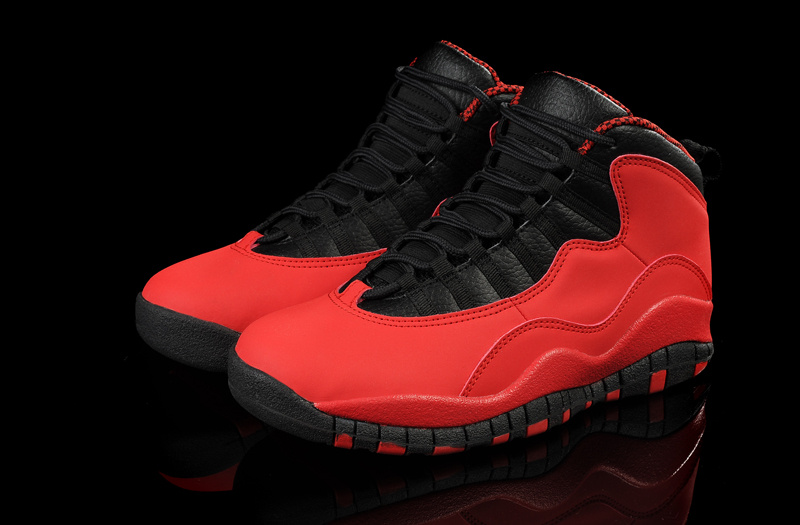 Air Jordan 10 Mens Shoes Red/Black Online